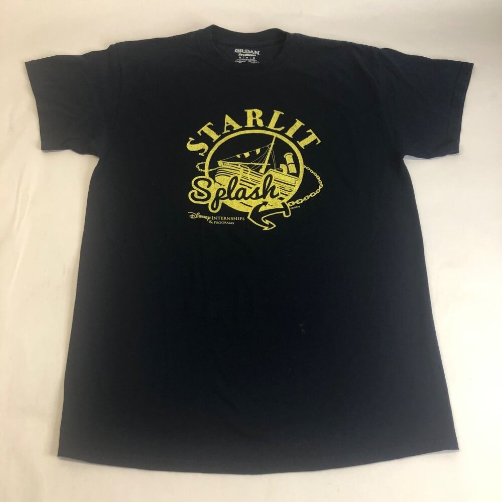 Disney‎ College Program DCP Starlit Splash Cast Member Blue T-Shirt Men's Medium